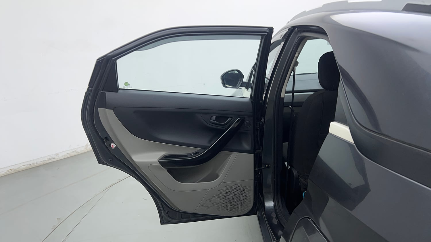 Used 2018 Tata Nexon XM Petrol Manual interior LEFT REAR DOOR OPEN VIEW