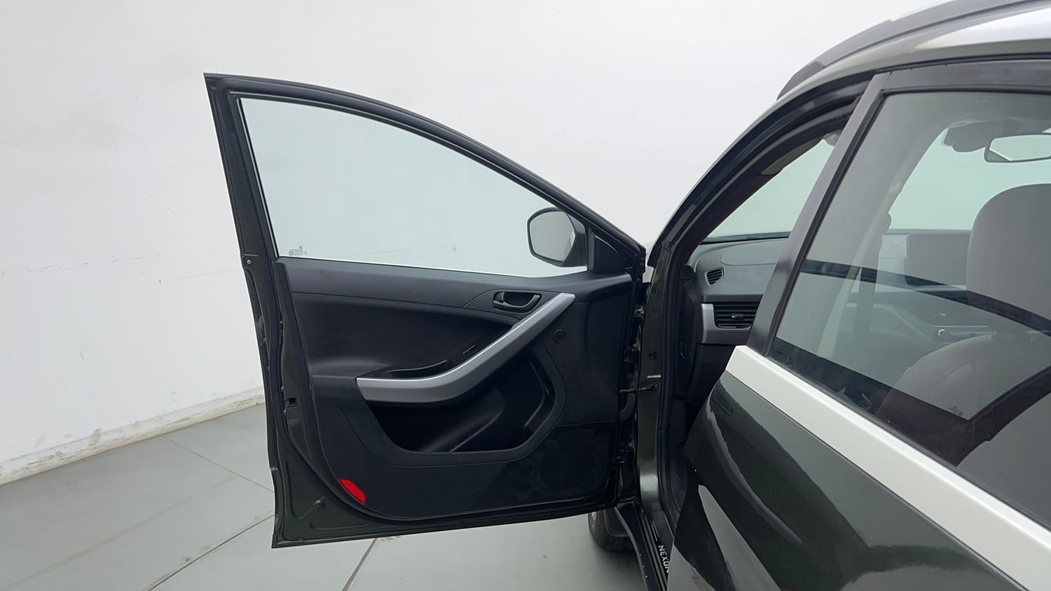 Used 2022 Tata Nexon XM (S) Petrol Manual interior LEFT FRONT DOOR OPEN VIEW