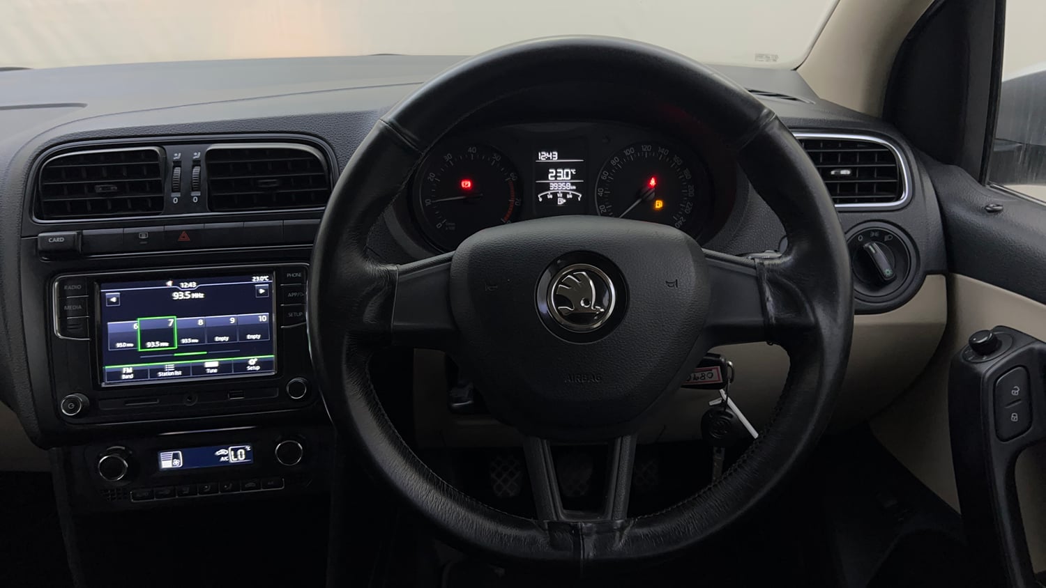 Used 2020 Skoda Rapid Active 1.0 TSI MT Petrol Manual interior STEERING VIEW