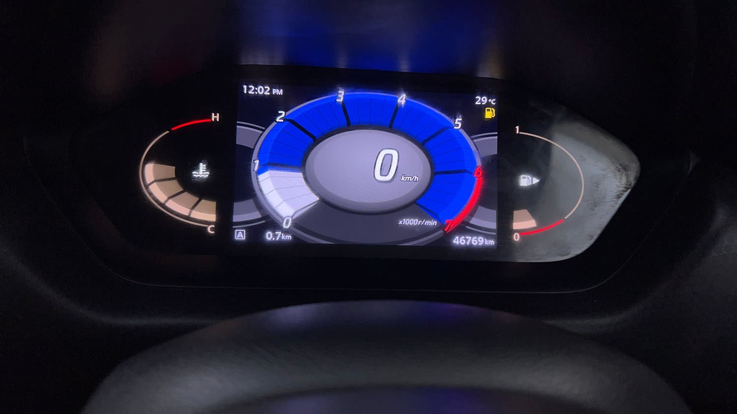 Used 2022 Nissan Magnite XV Premium Turbo Petrol Manual interior CLUSTERMETER VIEW