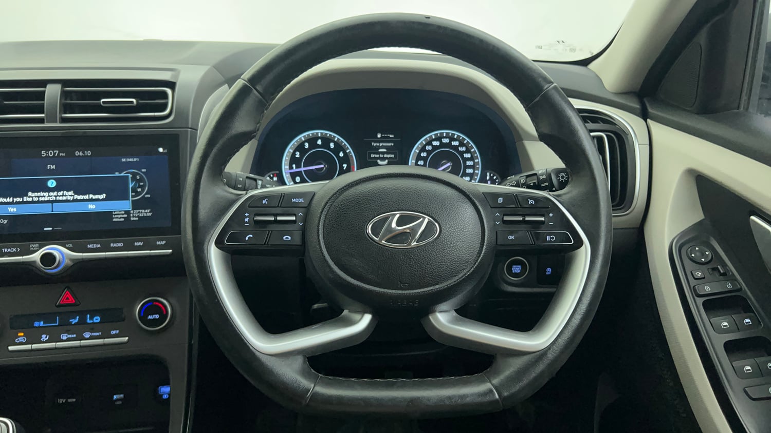 Used 2023 Hyundai Creta SX 1.5 Petrol Petrol Manual interior STEERING VIEW