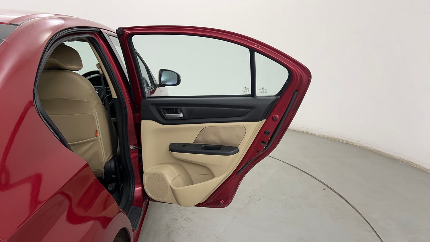 Used 2018 Honda Amaze 1.2 V MT Petrol Petrol Manual interior RIGHT REAR DOOR OPEN VIEW