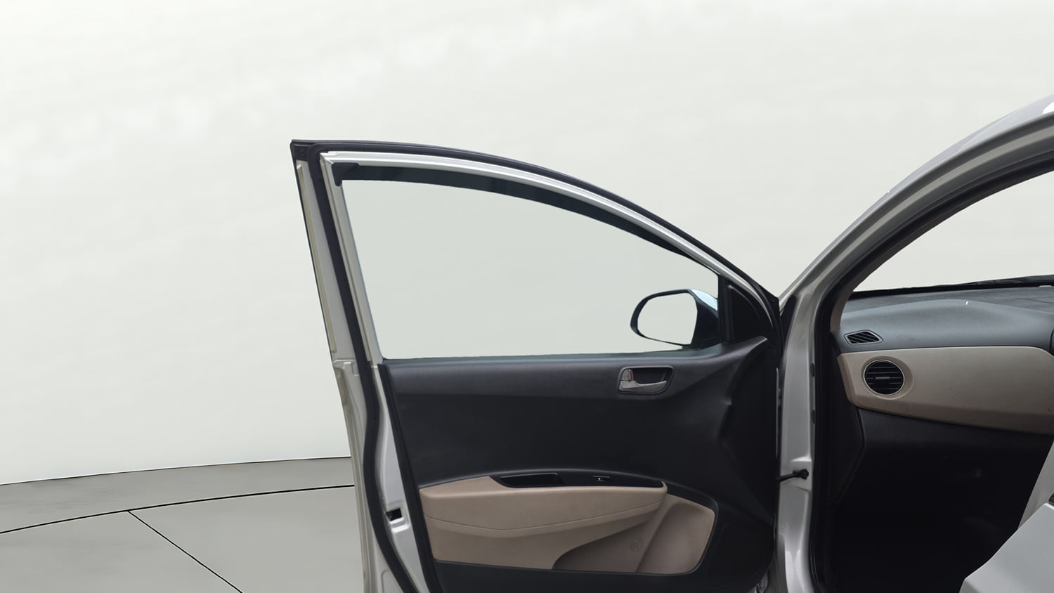 Used 2014 Hyundai Xcent S 1.2 (O) Petrol Manual interior LEFT FRONT DOOR OPEN VIEW