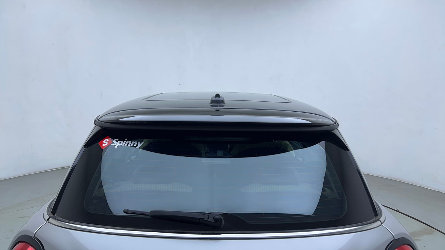 Used 2023 Mini Cooper SE 3-Door Electric Automatic exterior BACK WINDSHIELD VIEW