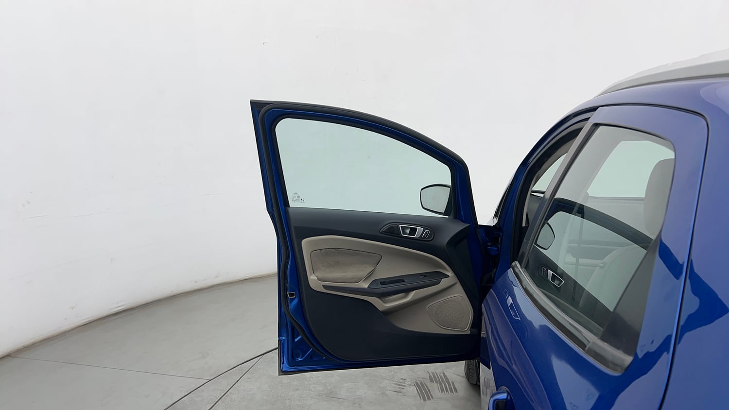 Used 2021 Ford EcoSport Titanium Plus 1.5L Ti-VCT AT Petrol Automatic interior LEFT FRONT DOOR OPEN VIEW