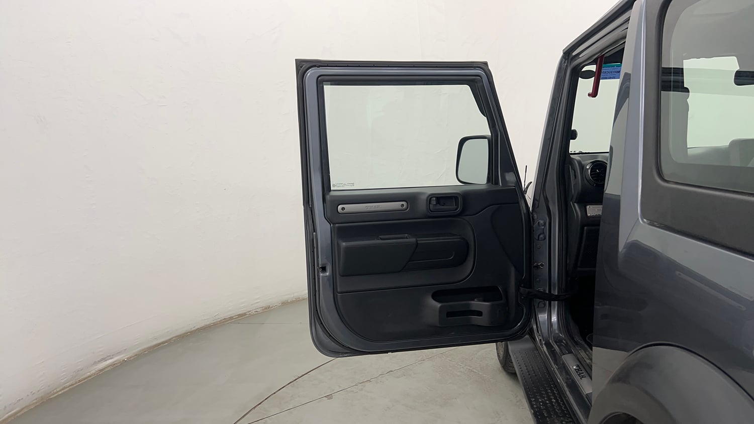 Used 2022 mahindra Thar LX Hard Top Petrol MT 4WD Petrol Manual interior LEFT FRONT DOOR OPEN VIEW