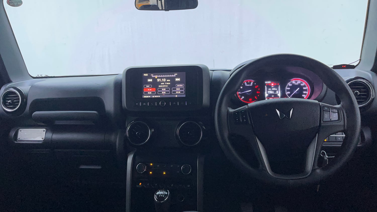 Used 2024 Mahindra Thar LX Hard Top Diesel MT RWD Diesel Manual interior DASHBOARD VIEW