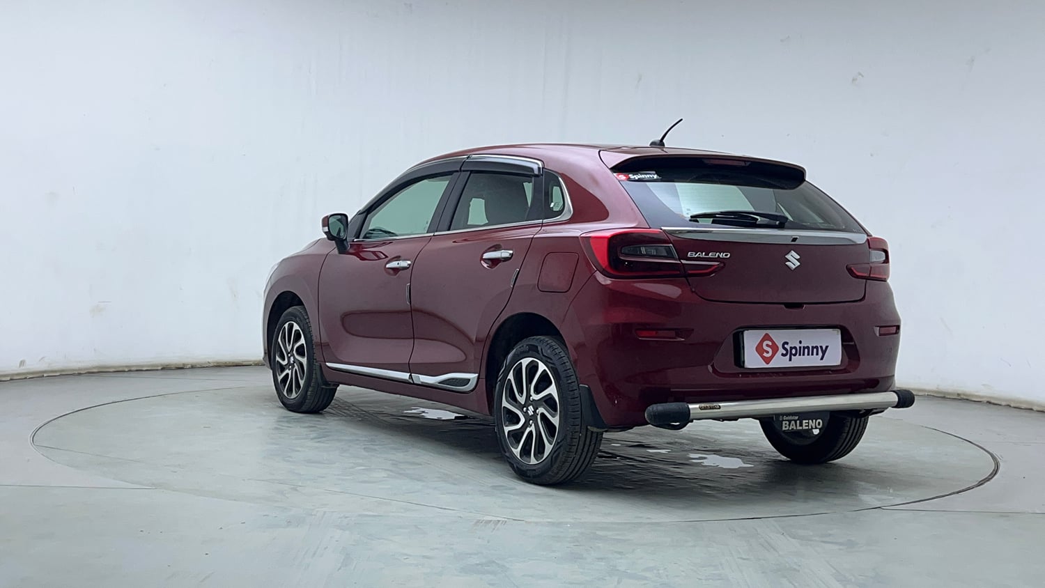 Used 2024 Maruti Suzuki Baleno Alpha MT Petrol Manual exterior LEFT REAR CORNER VIEW