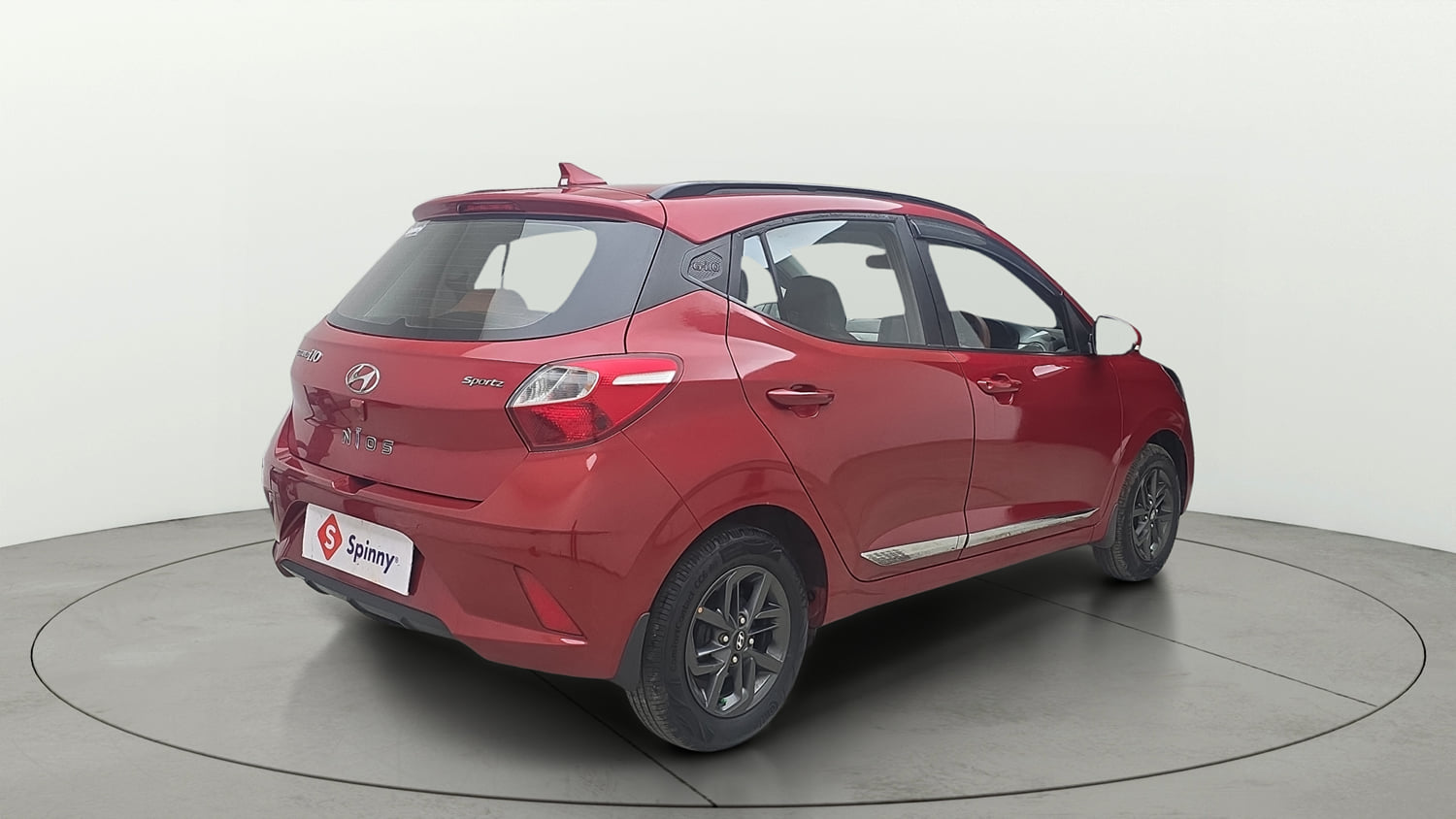 Used 2020 Hyundai Grand i10 Nios Sportz 1.2 Kappa VTVT Petrol Manual exterior RIGHT REAR CORNER VIEW