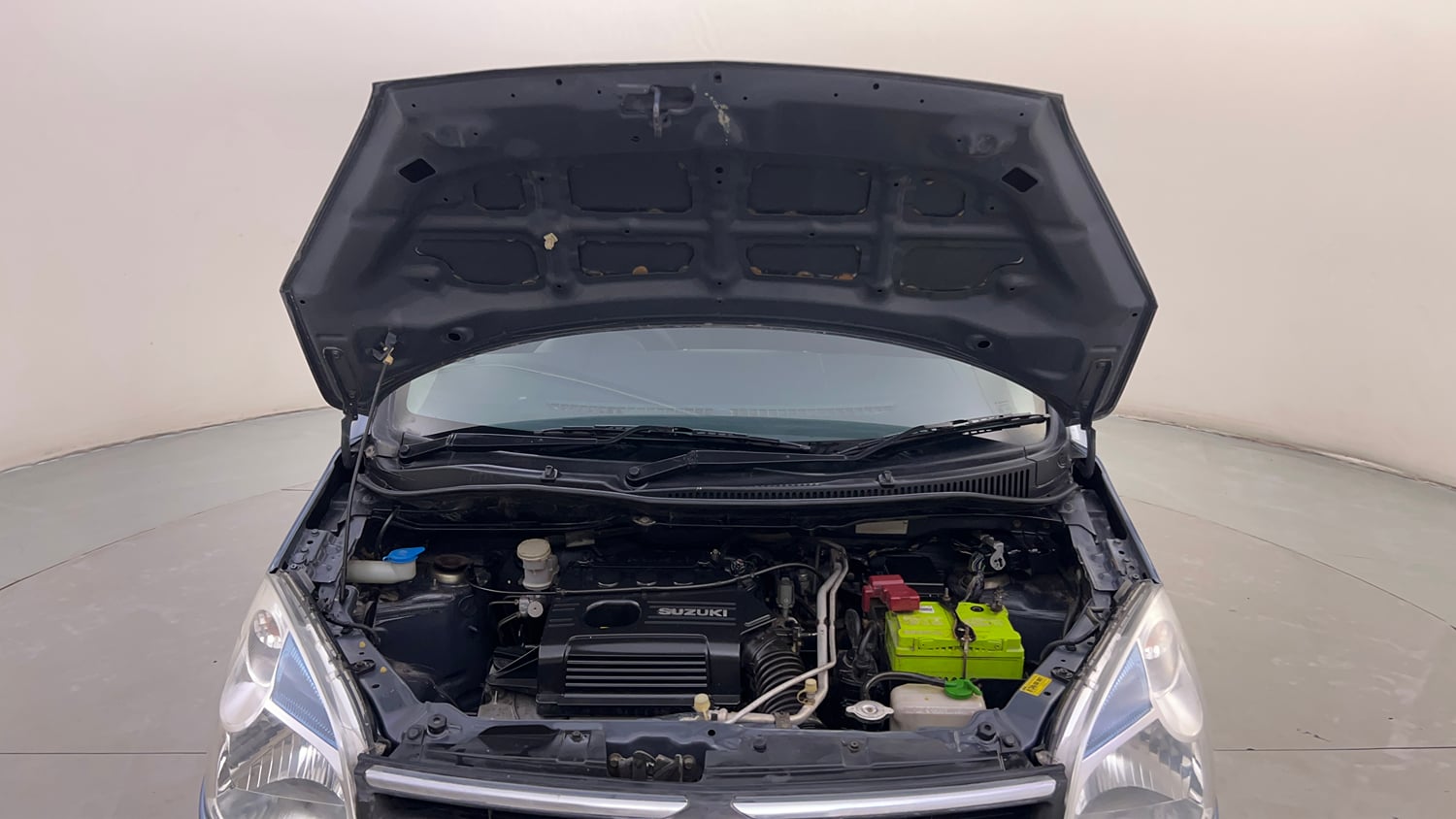 Used 2012 Maruti Suzuki Wagon R LXi Petrol Manual engine ENGINE & BONNET OPEN FRONT VIEW