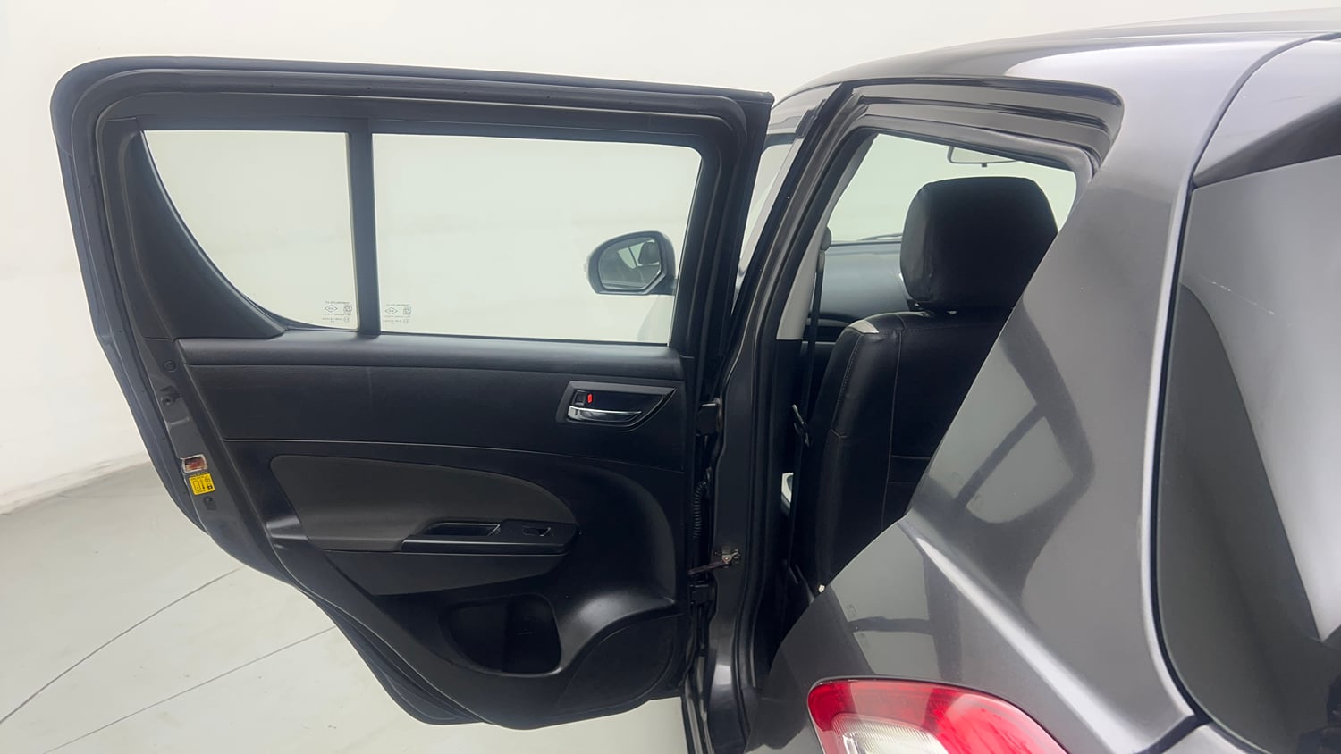 Used 2015 Maruti Suzuki Swift VXi Petrol Manual interior LEFT REAR DOOR OPEN VIEW