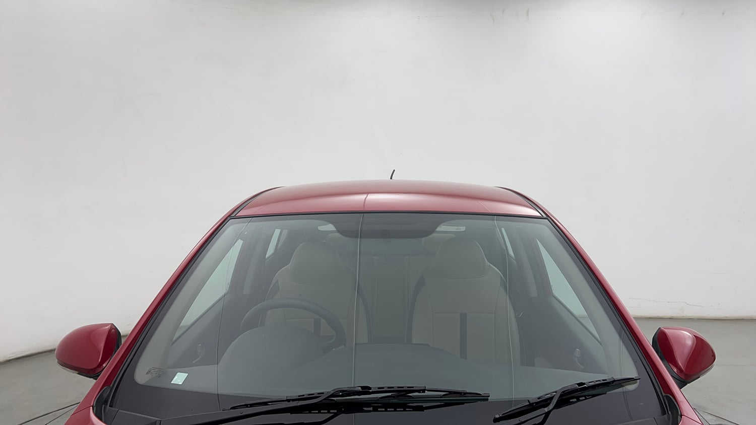 Used 2014 Hyundai Xcent SX 1.2 (O) Petrol Manual exterior FRONT WINDSHIELD VIEW