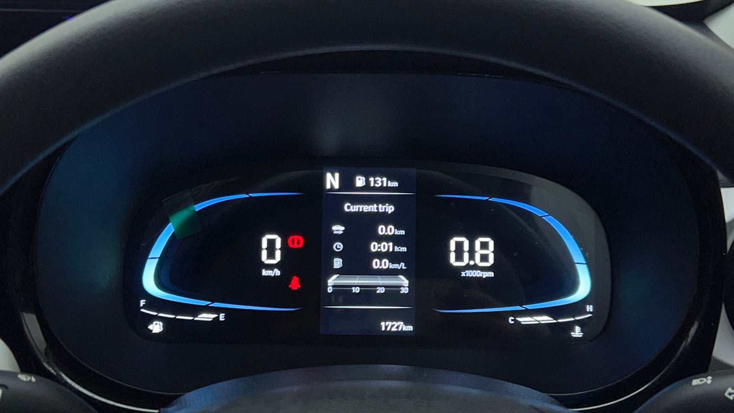 Used 2025 Hyundai Exter S Plus 1.2 AMT Petrol Automatic interior CLUSTERMETER VIEW