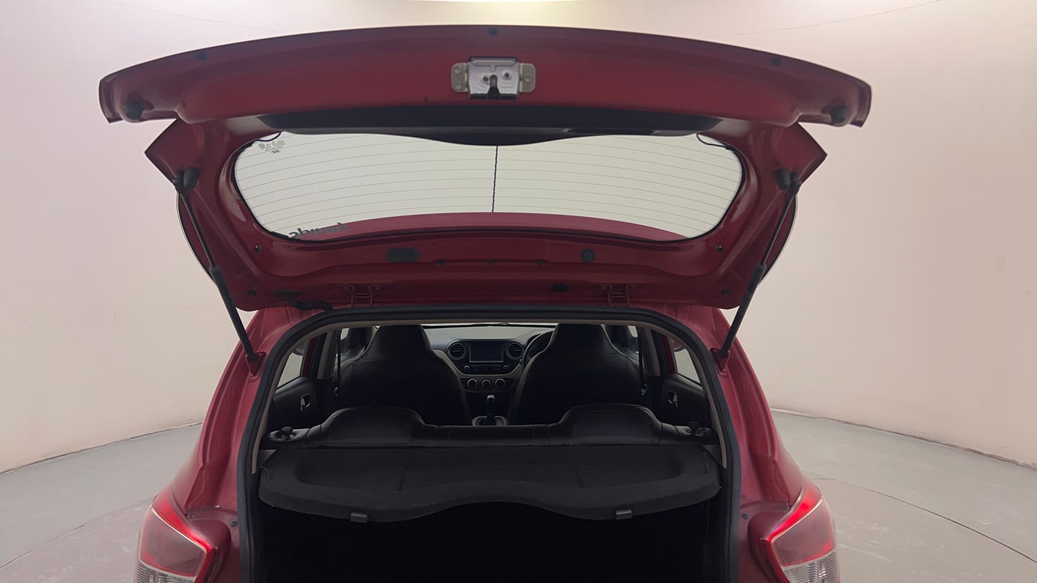 Used 2018 Hyundai Grand i10 Sportz AT 1.2 Kappa VTVT Petrol Automatic interior DICKY DOOR OPEN VIEW