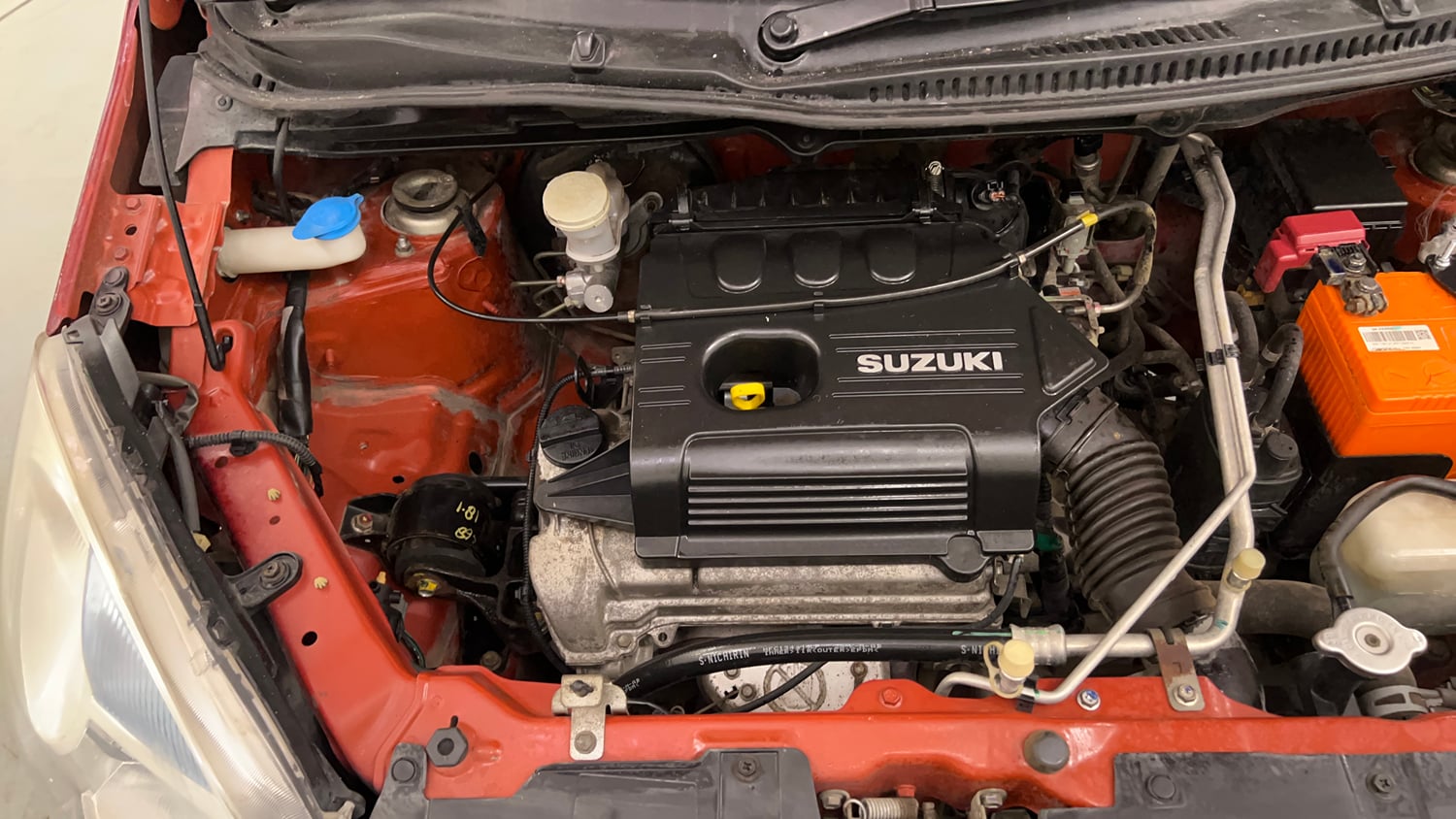 Used 2012 Maruti Suzuki Wagon R 1.0 VXi Petrol Manual engine ENGINE RIGHT SIDE VIEW