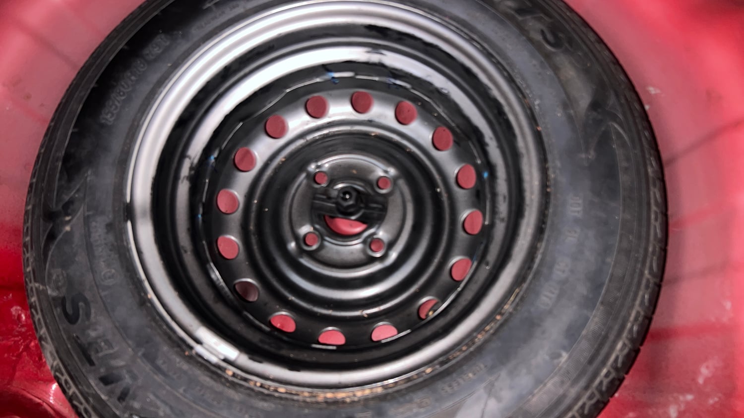 Used 2021 Hyundai Santro Sportz Petrol Manual tyres SPARE TYRE VIEW