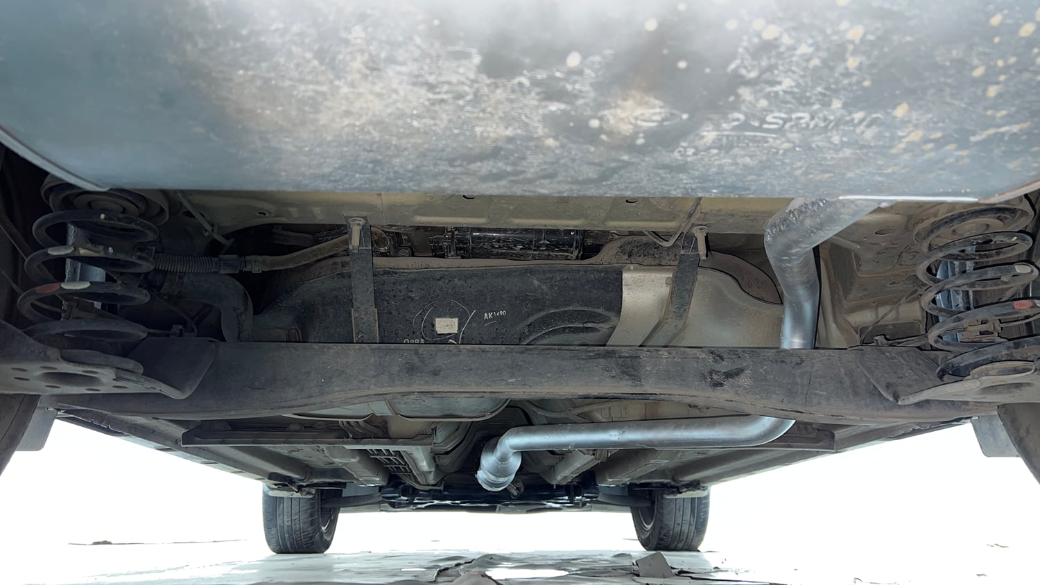Used 2021 kia Seltos HTX IVT 1.5 Petrol Automatic extra REAR UNDERBODY VIEW (TAKEN FROM REAR)
