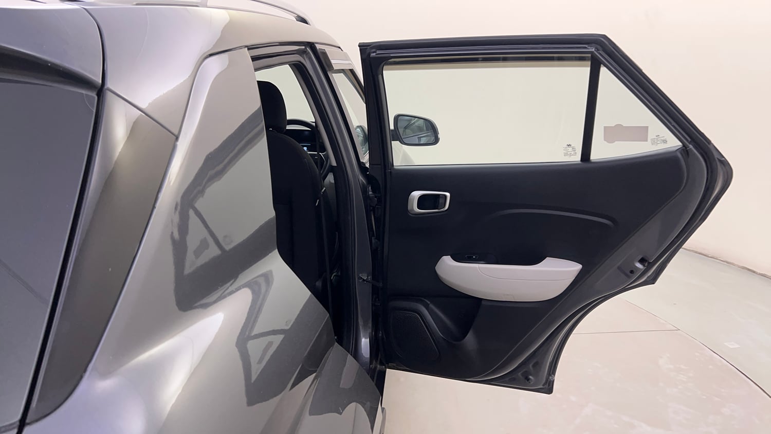 Used 2022 Hyundai Venue SX 1.2 Petrol Petrol Manual interior RIGHT REAR DOOR OPEN VIEW