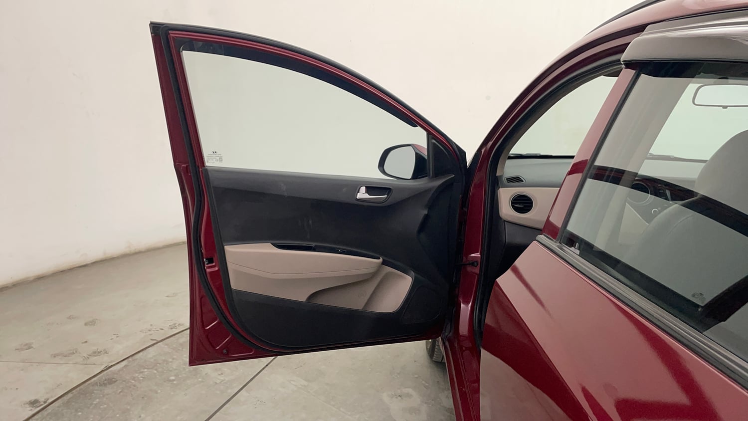 Used 2015 Hyundai Grand i10 Asta AT 1.2 Kappa VTVT Petrol Automatic interior LEFT FRONT DOOR OPEN VIEW