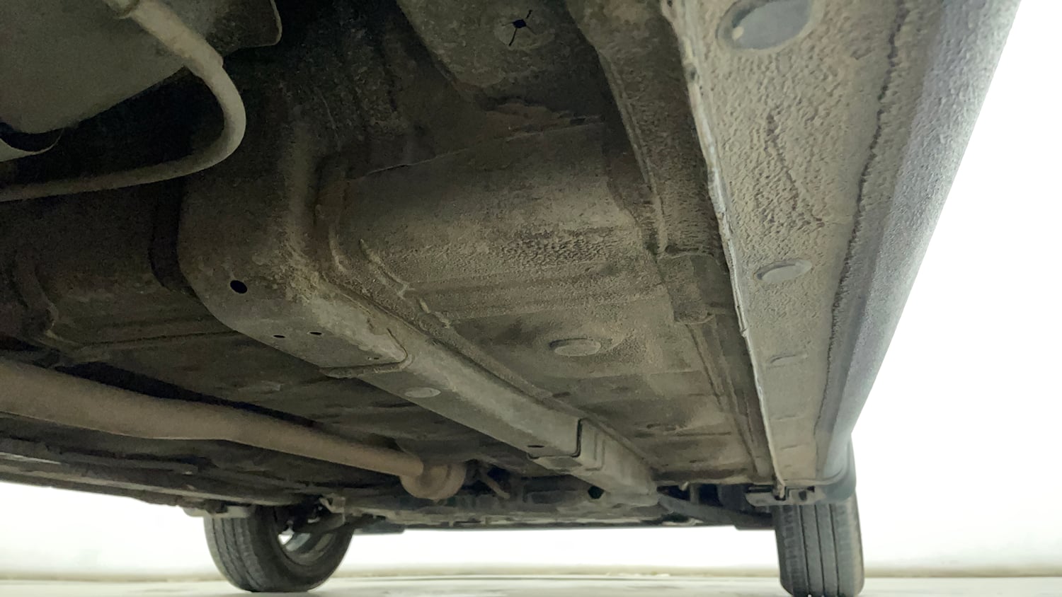 Used 2025 Hyundai Grand i10 Nios Sportz (O) 1.2 Kappa VTVT Petrol Manual extra REAR RIGHT UNDERBODY VIEW