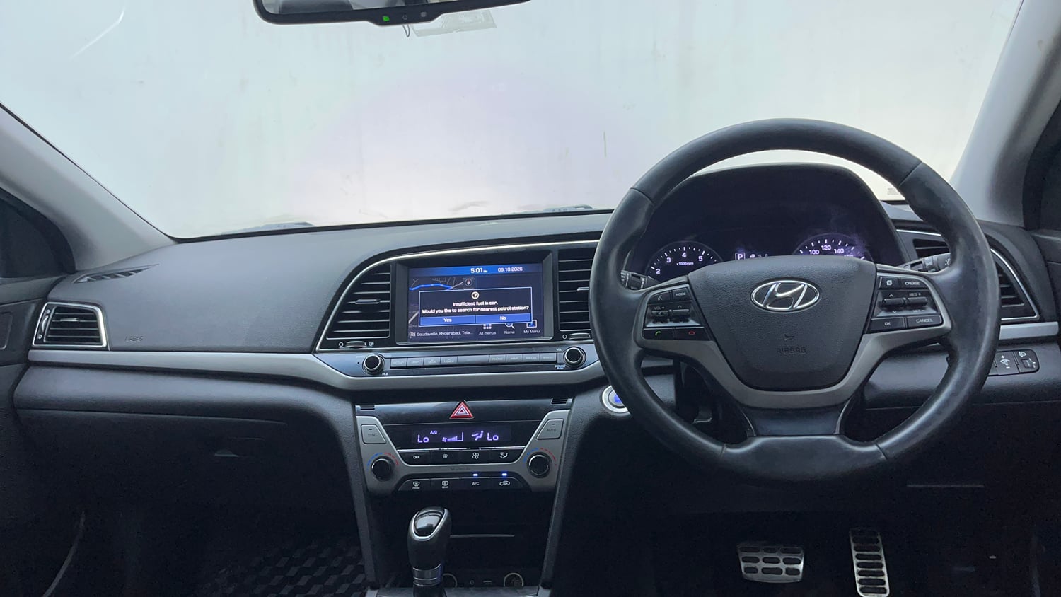 Used 2017 Hyundai Elantra 2.0 SX (O) AT Petrol Automatic interior DASHBOARD VIEW