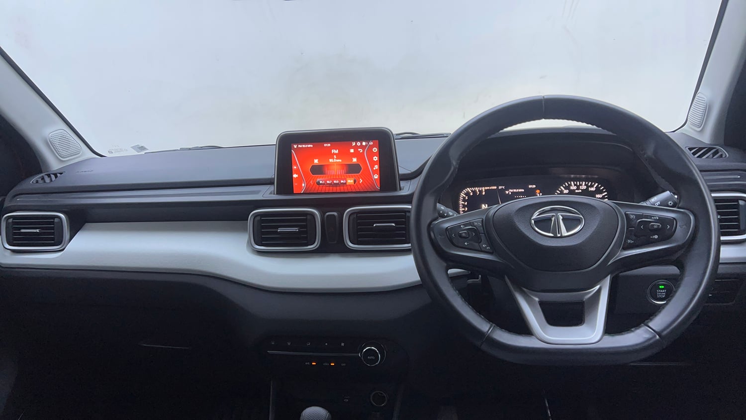 Used 2023 Tata Punch Creative Dual Tone AMT Petrol Automatic interior DASHBOARD VIEW
