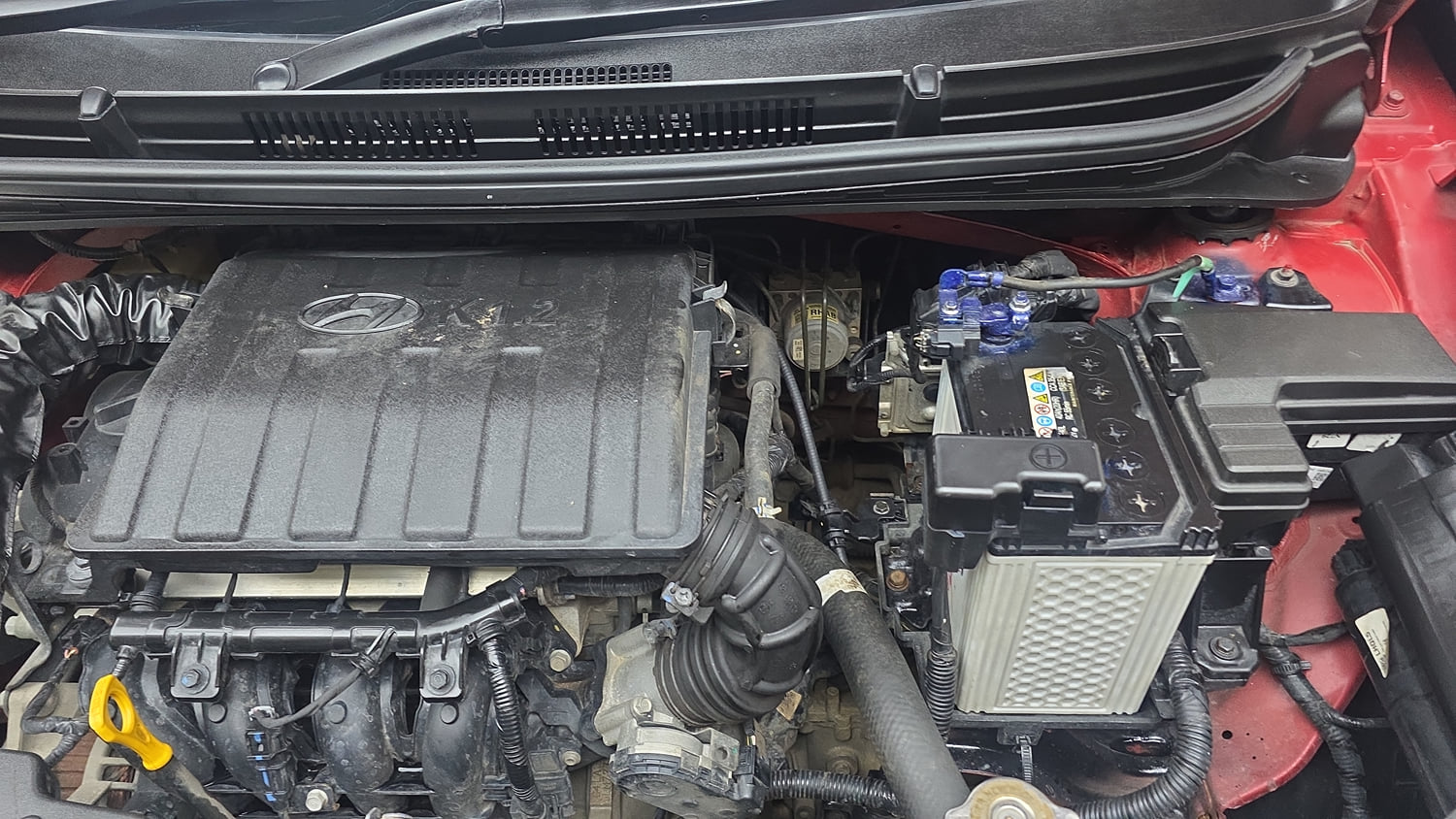 Used 2020 Hyundai Grand i10 Nios Sportz 1.2 Kappa VTVT Petrol Manual engine ENGINE LEFT SIDE VIEW