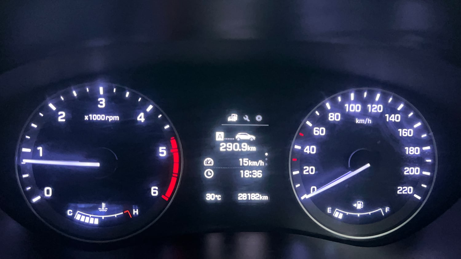 Used 2017 Hyundai Elite i20 Asta 1.4 CRDI (O) Diesel Manual interior CLUSTERMETER VIEW