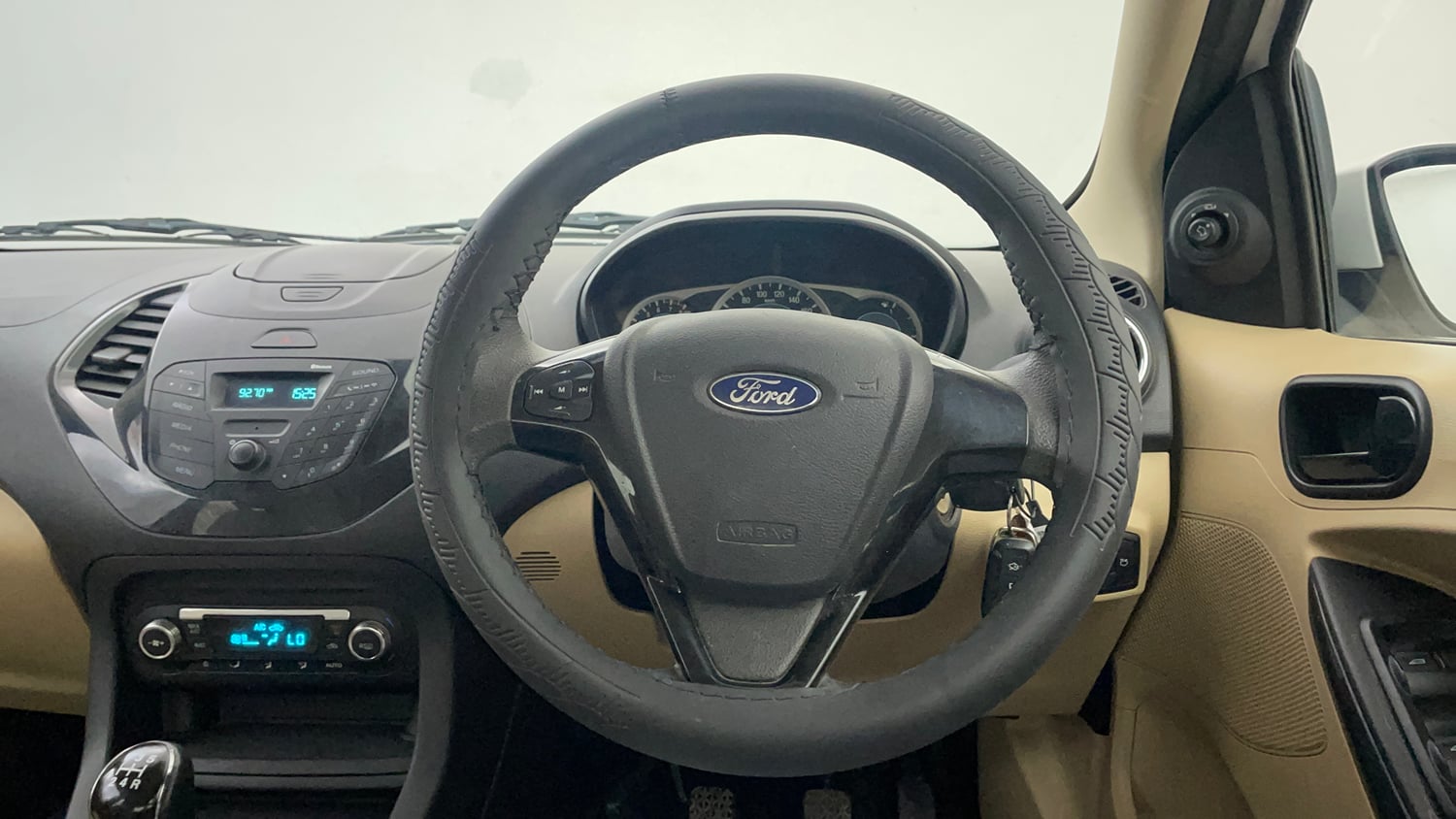 Used 2016 Ford Figo Aspire Titanium 1.2 Ti-VCT Petrol Manual interior STEERING VIEW