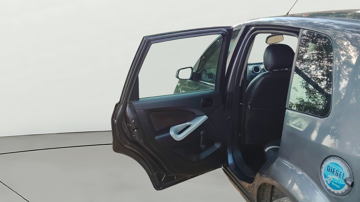 Used 2012 Ford Figo Duratorq Diesel Titanium 1.4 Diesel Manual interior LEFT REAR DOOR OPEN VIEW