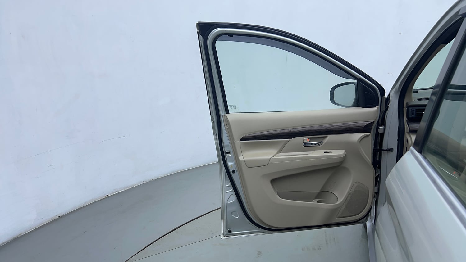 Used 2021 Maruti Suzuki New Ertiga ZXi AT Petrol Automatic interior LEFT FRONT DOOR OPEN VIEW