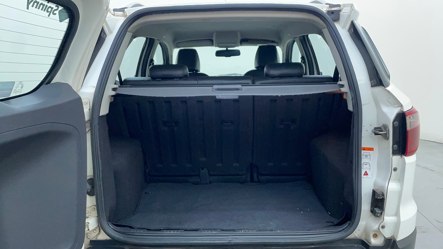 Used 2014 Ford EcoSport Titanium 1.5 TDCi (Opt) Diesel Manual interior DICKY INSIDE VIEW