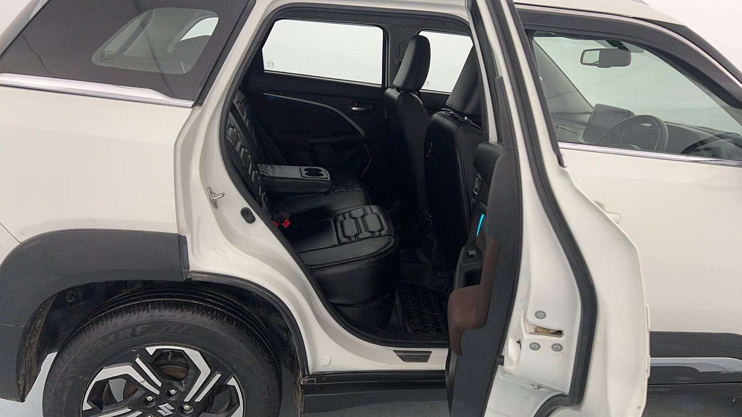 Used 2023 Maruti Suzuki Brezza ZXi Plus Petrol Manual interior RIGHT SIDE REAR DOOR CABIN VIEW