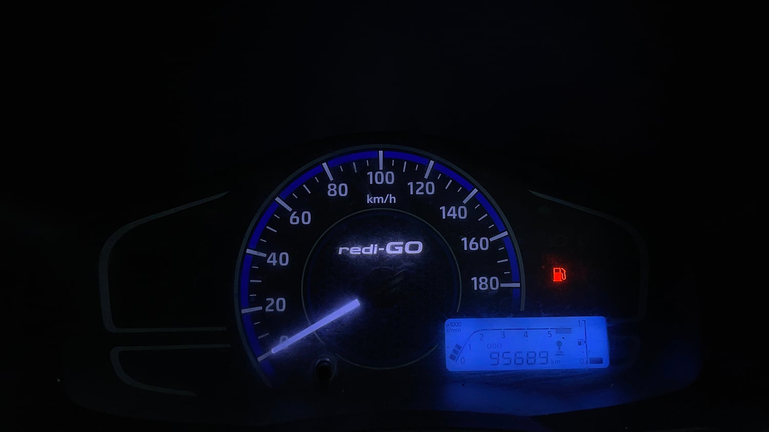 Used 2022 Datsun Redi-GO T(O) 1.0 Petrol Manual interior CLUSTERMETER VIEW