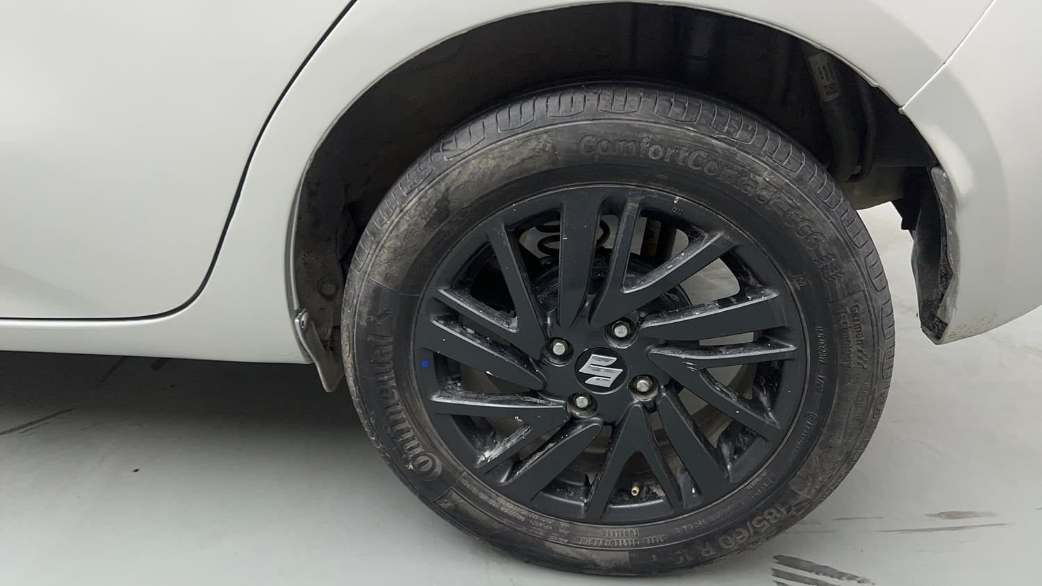Used 2022 Maruti Suzuki Celerio ZXi Plus Petrol Manual tyres LEFT REAR TYRE RIM VIEW