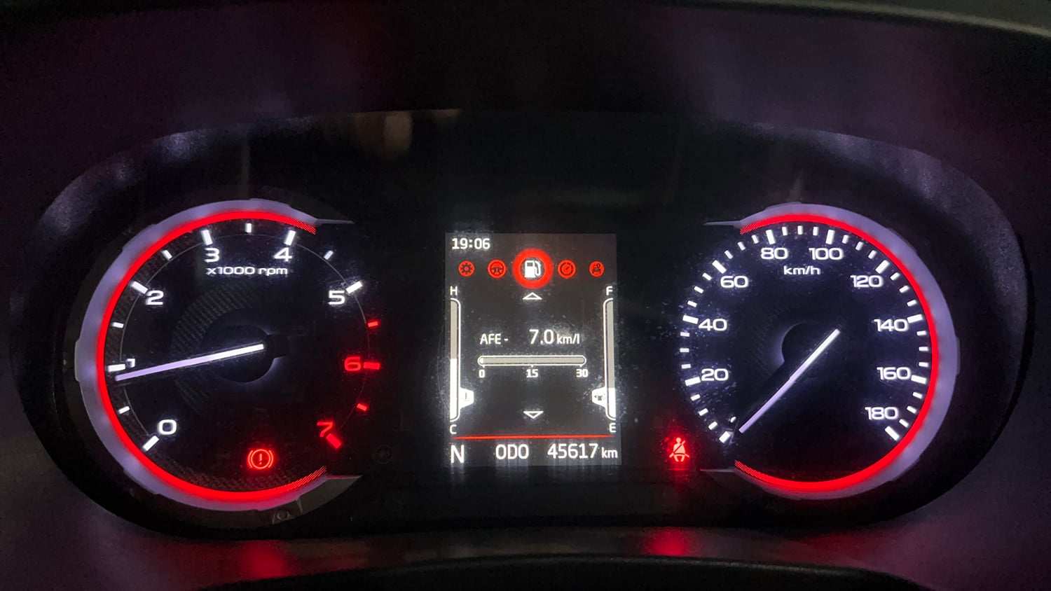 Used 2022 mahindra Thar LX Hard Top Petrol MT 4WD Petrol Manual interior CLUSTERMETER VIEW