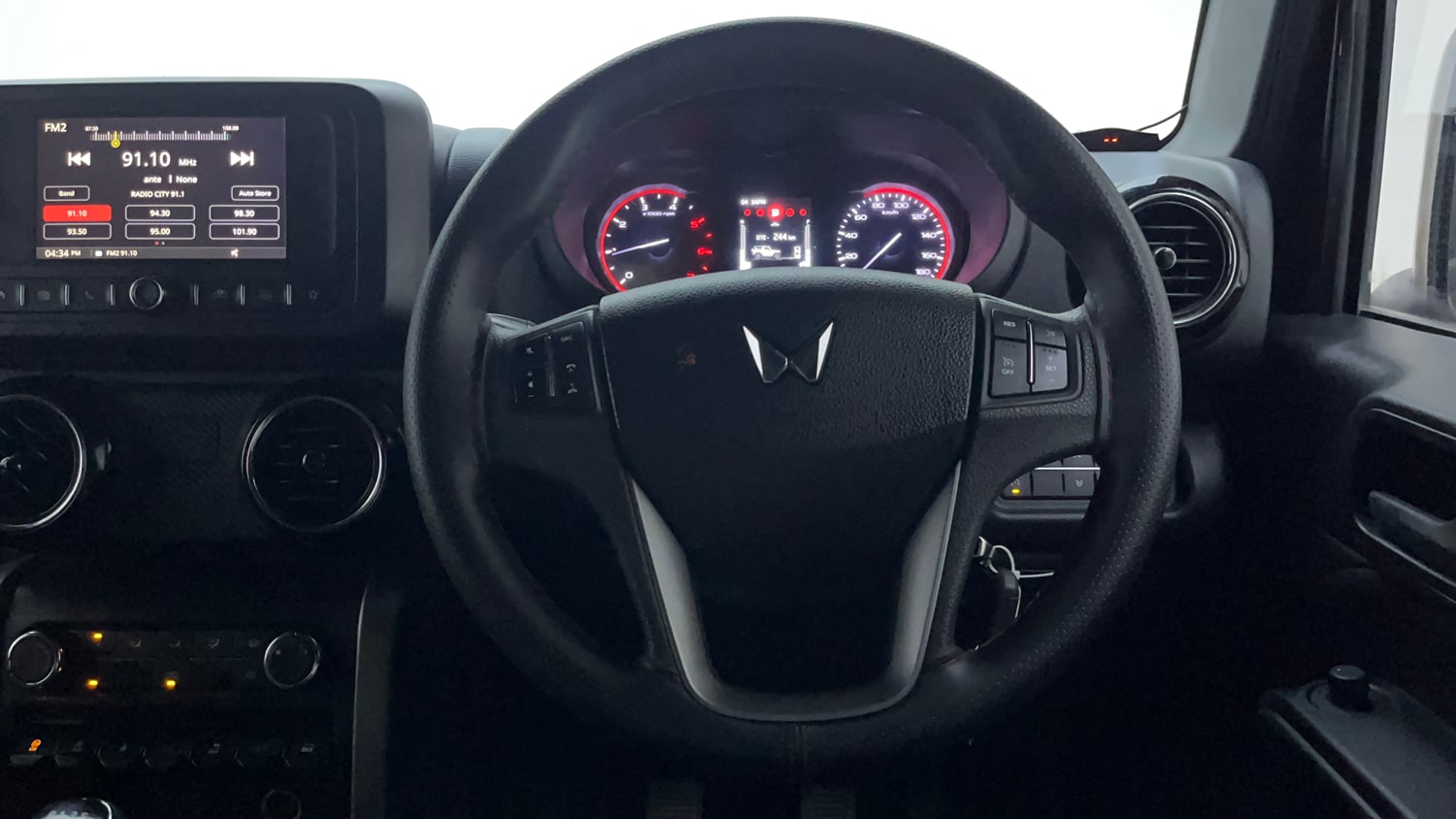 Used 2024 Mahindra Thar LX Hard Top Diesel MT RWD Diesel Manual interior STEERING VIEW