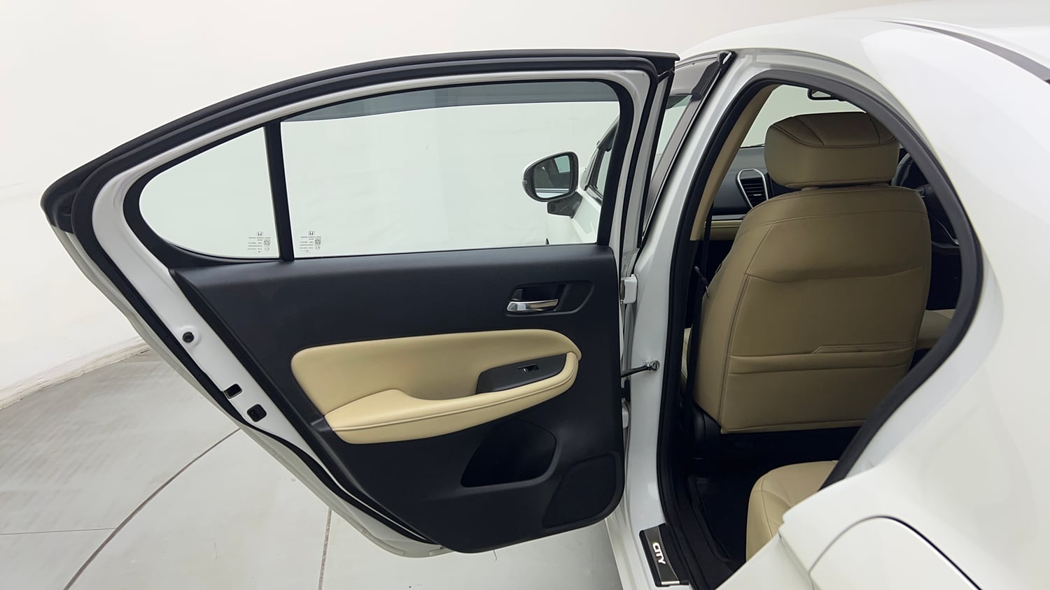 Used 2022 Honda City ZX CVT Petrol Petrol Automatic interior LEFT REAR DOOR OPEN VIEW