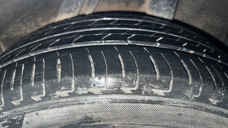 Used 2022 Honda City ZX CVT Petrol Petrol Automatic tyres LEFT REAR TYRE TREAD VIEW
