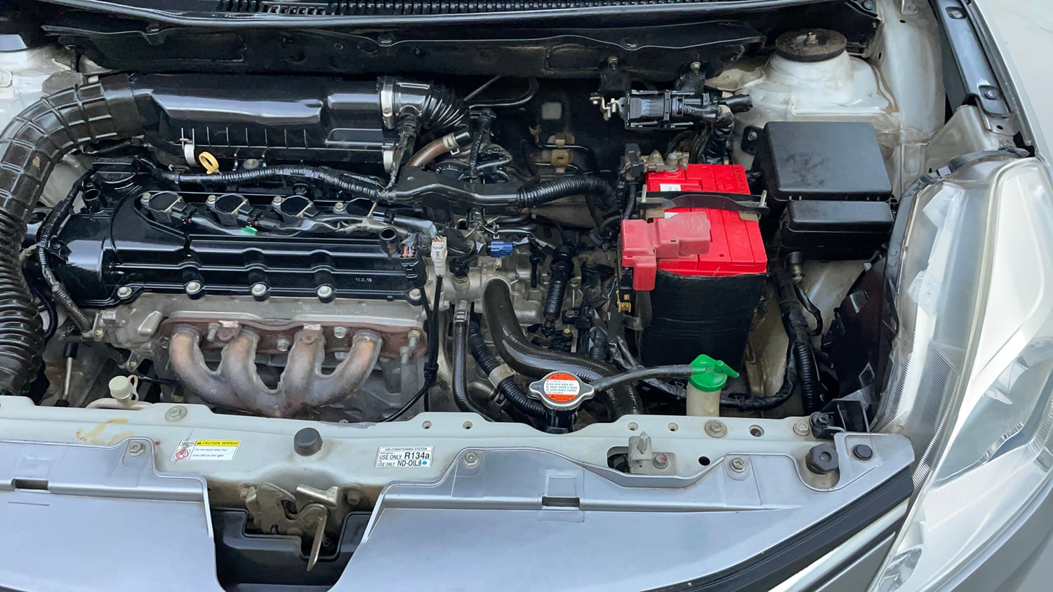 Used 2018 Maruti Suzuki Baleno Zeta 1.2 AT Petrol Automatic engine ENGINE LEFT SIDE VIEW
