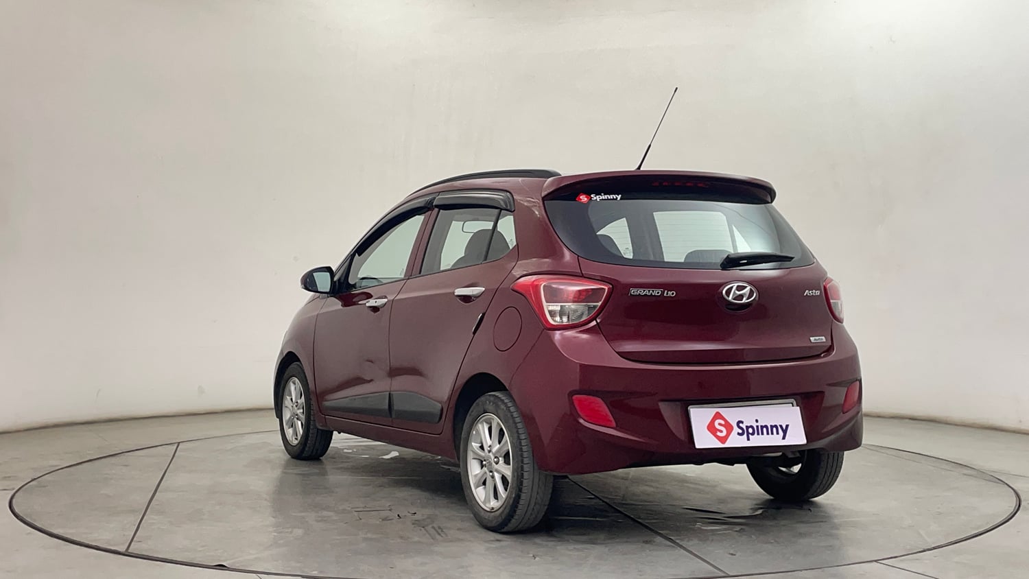 Used 2015 Hyundai Grand i10 Asta AT 1.2 Kappa VTVT Petrol Automatic exterior LEFT REAR CORNER VIEW
