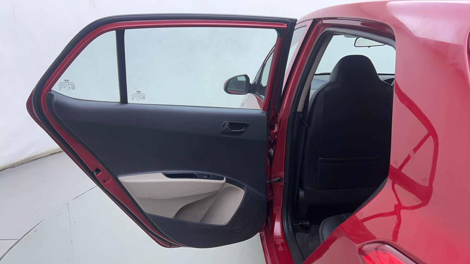 Used 2017 Hyundai Grand i10 Magna AT 1.2 Kappa VTVT Petrol Automatic interior LEFT REAR DOOR OPEN VIEW