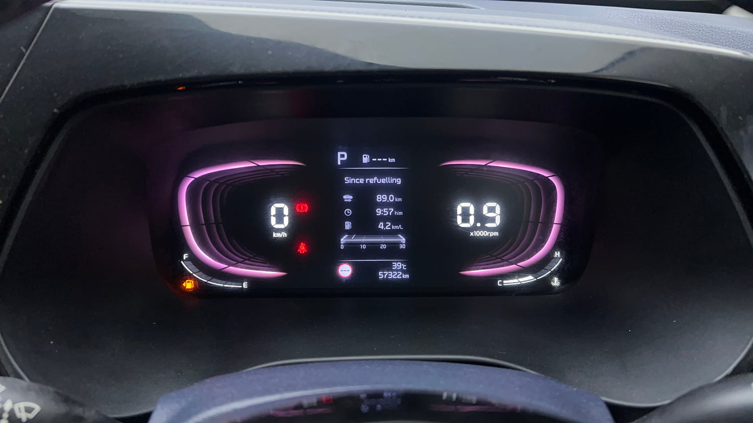 Used 2022 Kia Carens Luxury Plus 1.4 Petrol DCT 7 STR Petrol Automatic interior CLUSTERMETER VIEW