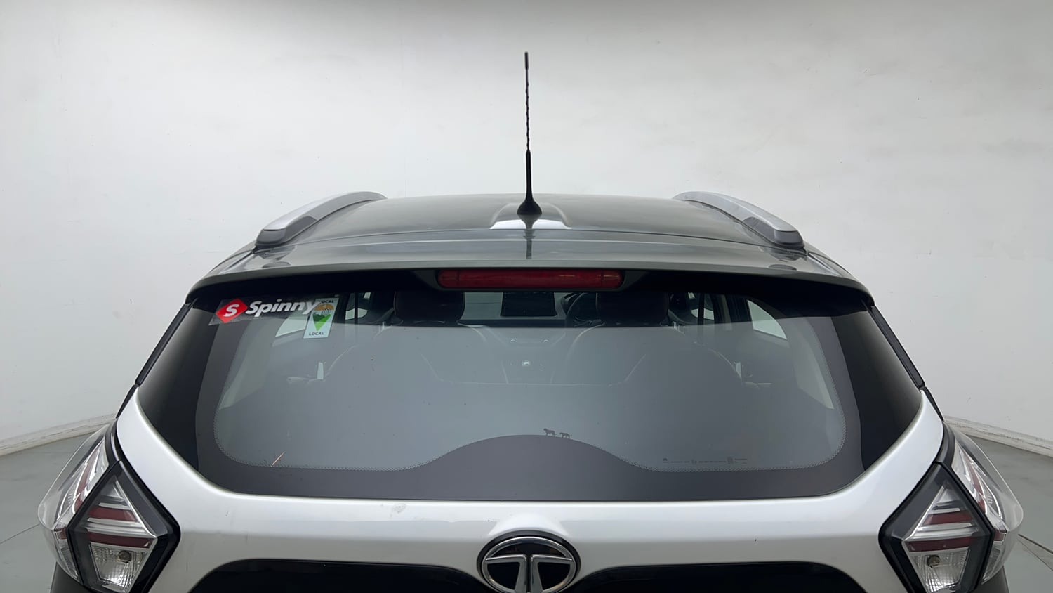 Used 2022 Tata Nexon XM (S) Petrol Manual exterior BACK WINDSHIELD VIEW