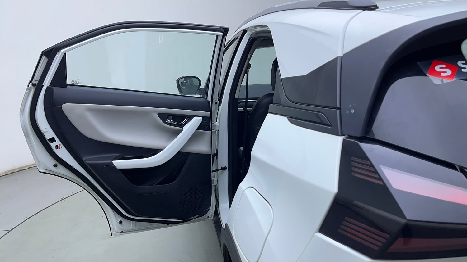 Used 2024 Tata Nexon Creative Plus 1.2 Revotron Petrol 6MT Petrol Manual interior LEFT REAR DOOR OPEN VIEW