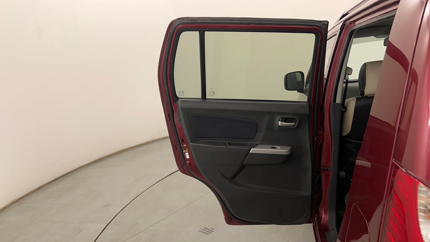 Used 2012 Maruti Suzuki Wagon R 1.0 VXi Petrol Manual interior LEFT REAR DOOR OPEN VIEW