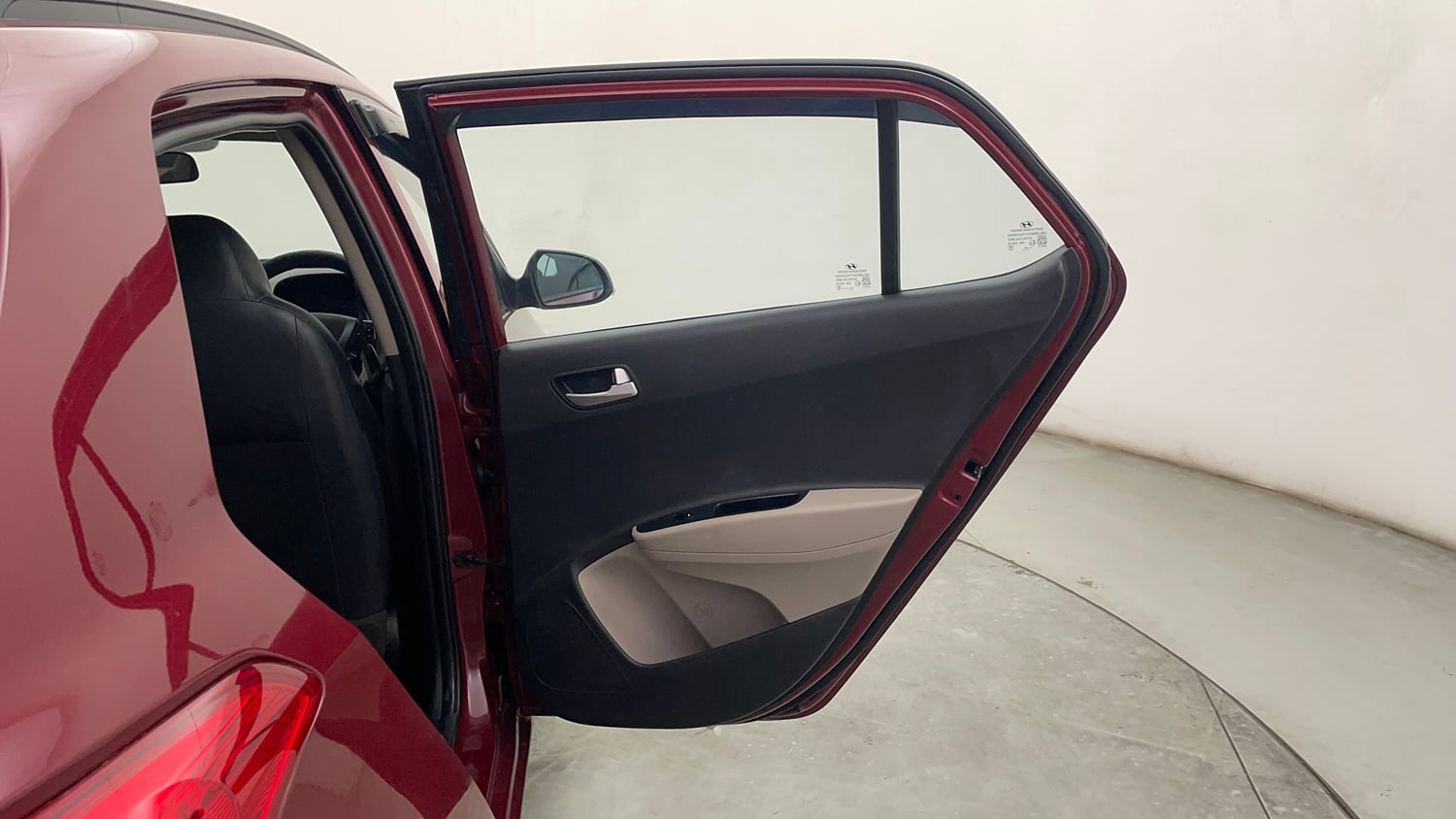 Used 2015 Hyundai Grand i10 Asta AT 1.2 Kappa VTVT Petrol Automatic interior RIGHT REAR DOOR OPEN VIEW
