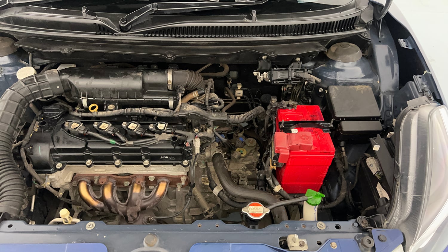 Used 2020 Maruti Suzuki Baleno Zeta Petrol Manual engine ENGINE LEFT SIDE VIEW