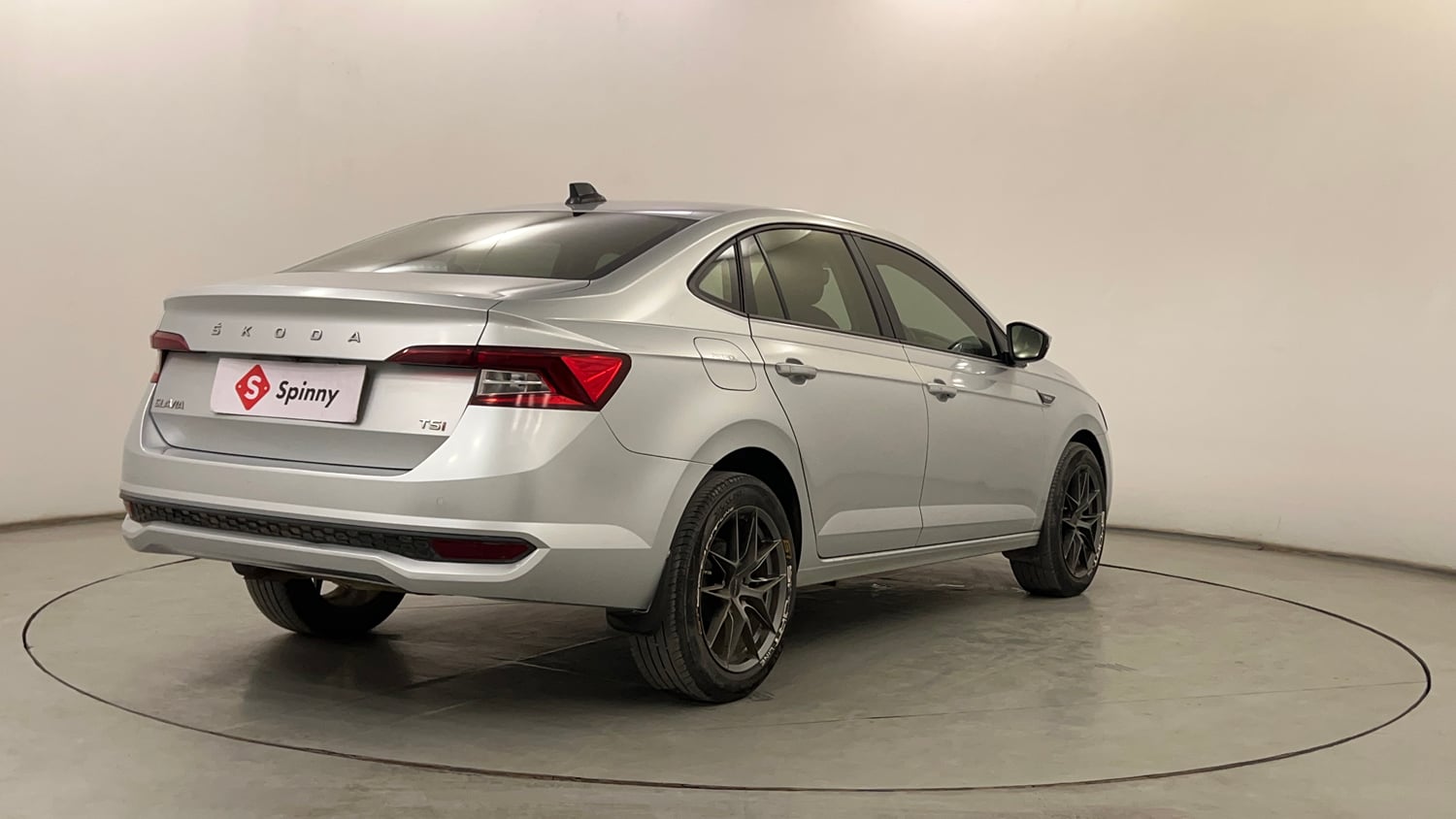 Used 2023 Skoda Slavia Ambition 1.5L TSI MT Petrol Manual exterior RIGHT REAR CORNER VIEW
