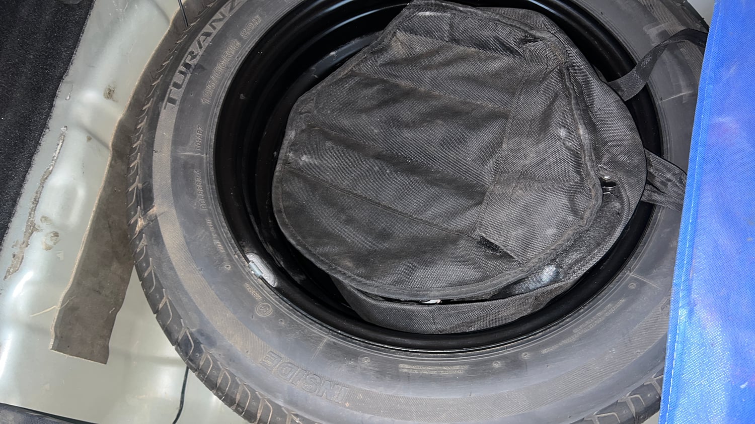 Used 2022 Tata Nexon XM (S) Petrol Manual tyres SPARE TYRE VIEW